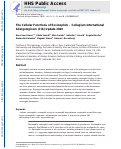 Cover page: The Cellular Functions of Eosinophils: Collegium Internationale Allergologicum (CIA) Update 2020