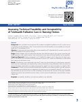 Cover page: Assessing Technical Feasibility and Acceptability of Telehealth Palliative Care in Nursing Homes.
