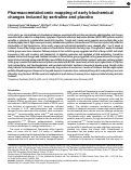 Cover page: Pharmacometabolomic mapping of early biochemical changes induced by sertraline and placebo