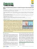 Cover page: Effect of Hydrofracking Fluid on Colloid Transport in the Unsaturated Zone