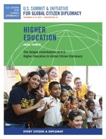 Cover page of Higher Education Task Force: The Unique Contributions of U.S. Higher Education to Global Citizen Diplomacy