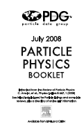 Cover page: Particle Physics Booklet 2008