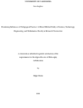 Cover page: Examining Influences of Pedagogical Practice: A Mixed-Method Study of Science, Technology, Engineering, and Mathematics Faculty at Research Universities