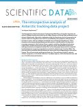 Cover page: The retrospective analysis of Antarctic tracking data project