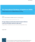 Cover page: The International Database of Efficient Appliances (IDEA): A New Resource for Global Efficiency Policy: