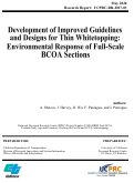 Cover page: Development of Improved Guidelines and Designs for Thin Whitetopping: Environmental Response of Full-Scale BCOA Sections
