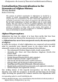 Cover page: Centralization/Decentralization in the Dynamics of Afghan History