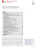 Cover page: Salmonella versus the Microbiome