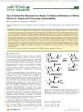 Cover page: Use of Amberlite Macroporous Resins To Reduce Bitterness in Whole Olives for Improved Processing Sustainability