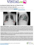 Cover page: Incidental Hiatal Hernia on Chest X-ray