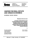 Cover page: "Economic Consequences of the Rodash Decision on the U.S. Economy." Testimony Before the U.S. House of Representatives Subcommittee on Financial Institutions and Consumer Credit