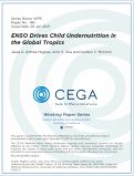Cover page: ENSO Drives Child Undernutritionin the Global Tropics