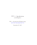 Cover page: UPC++ Specification v1.0, Draft 4