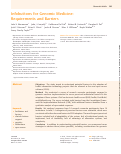 Cover page: Infobuttons for Genomic Medicine: Requirements and Barriers