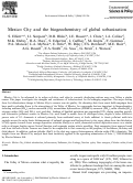 Cover page: Mexico City and the biogeochemistry of global urbanization