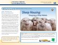 Cover page: Sheep - From the Animal's Point of View, 2: Sheep Housing