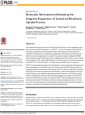Cover page: Molecular Mechanisms Mediating the Adaptive Regulation of Intestinal Riboflavin Uptake Process