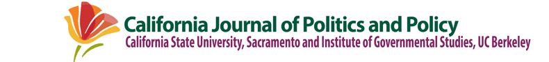 California Journal of Politics and Policy banner