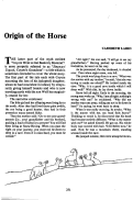 Cover page: Origin of the Horse