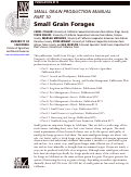 Cover page: Small Grain Production Pt 10: Small Grain Forages