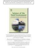 Cover page: Sediment quality assessment in tidal salt marshes in northern California, USA: An evaluation of multiple lines of evidence approach