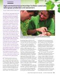 Cover page: Agro-environmental partnerships facilitate sustainable wine-grape production and assessment