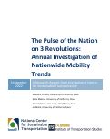 Cover page: The Pulse of the Nation on 3 Revolutions: Annual Investigation of Nationwide Mobility Trends