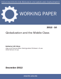 Cover page: Globalization and the Middle Class