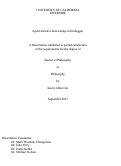 Cover page: Agent-Relative Knowledge in Heidegger