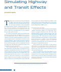 Cover page: Simulating Highway and Transit Effects