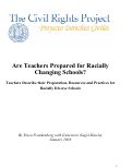 Cover page: Are Teachers Prepared for Racially Changing Schools?