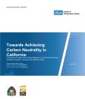 Cover page: Towards Achieving Carbon Neutrality in California: Forecasted TransportationExpenditures on Fossil Fuel Vehicles and Zero Emission Vehicles from 2020 to 2045