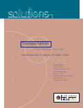 Cover page: Transportation in Developing Countries: Greenhouse Gas Scenarios for Delhi, India