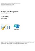 Cover page: Multiple ICM Management: Task ID 3706 (65A0764), Final Report