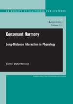 Cover page: Consonant Harmony: Long-Distance Interaction in Phonology