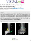 Cover page: Medial Subtalar Dislocation: A Case Report