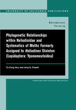 Cover page: Phylogenetic Relationships within Heliodinidae and Systematics of Moths Formerly Assigned to Heliodines Stainton (Lepidoptera: Yponomeutoidea)