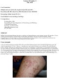 Cover page: Multiple clustered and focally atrophic dermatofibromas (DF)
