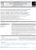 Cover page: Tuberculin test using Indian indigenous purified-protein derivative (PPD) shows only moderate agreement with international standard PPD.