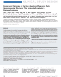 Cover page: Design and Rationale of the Reevaluation of Systemic Early Neuromuscular Blockade Trial for Acute Respiratory Distress Syndrome.