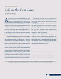 Cover page: The Access Almanac: Life the the Fast Line