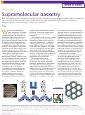 Cover page: Supramolecular basketry