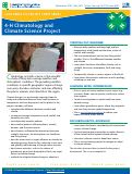 Cover page of 4-H Climatology and Climate Science Project