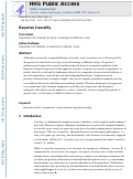 Cover page: Bayesian Causality