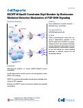 Cover page: ESCRT-II/Vps25 Constrains Digit Number by Endosome-Mediated Selective Modulation of FGF-SHH Signaling