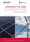 Cover page: GREENING THE GRID: Pathways to Integrate 175 Gigawatts of Renewable Energy into India’s Electric Grid, Vol. I—National Study EXECUTIVE SUMMARY