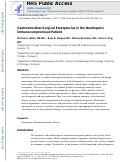 Cover page: Gastrointestinal Surgical Emergencies in the Neutropenic Immunocompromised Patient
