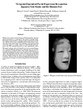 Cover page: Viewpoint Dependent Facial Expressions Recognition Japanese Noh Masks and the Human Face
