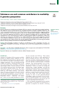 Cover page: Substance use and common contributors to morbidity: A genetics perspective