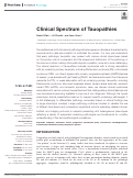 Cover page: Clinical Spectrum of Tauopathies